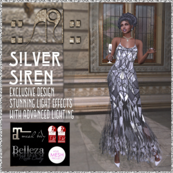 Second Life Marketplace - ::AU:: GOLDEN GODDESS /SILVER SIREN GOWN DEMO